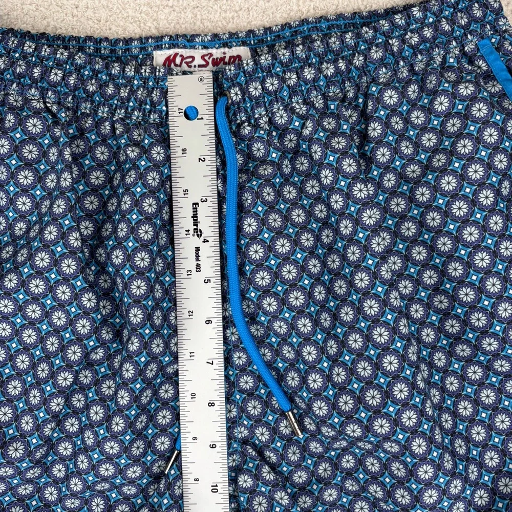 Mr Swim Trunks‎ Boys XXL Blue Youth Lined Pockets Beach Polyester Board Shorts
